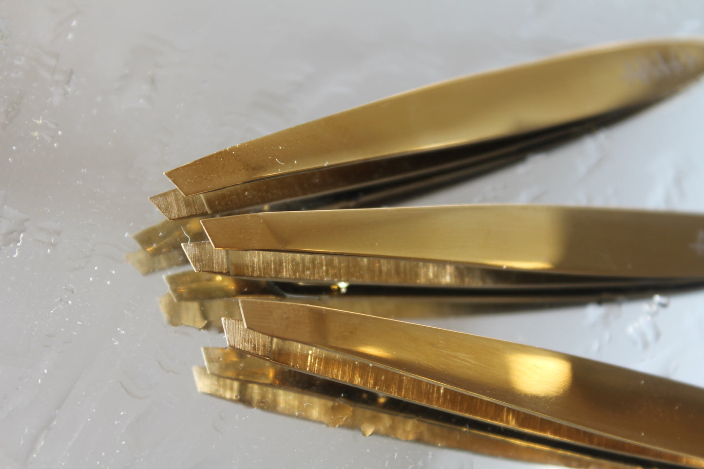 The 'Jess' Precision Slant Tweezer -Gold