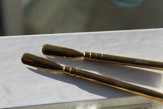 The 'Rose' Cuticle Pusher- Gold