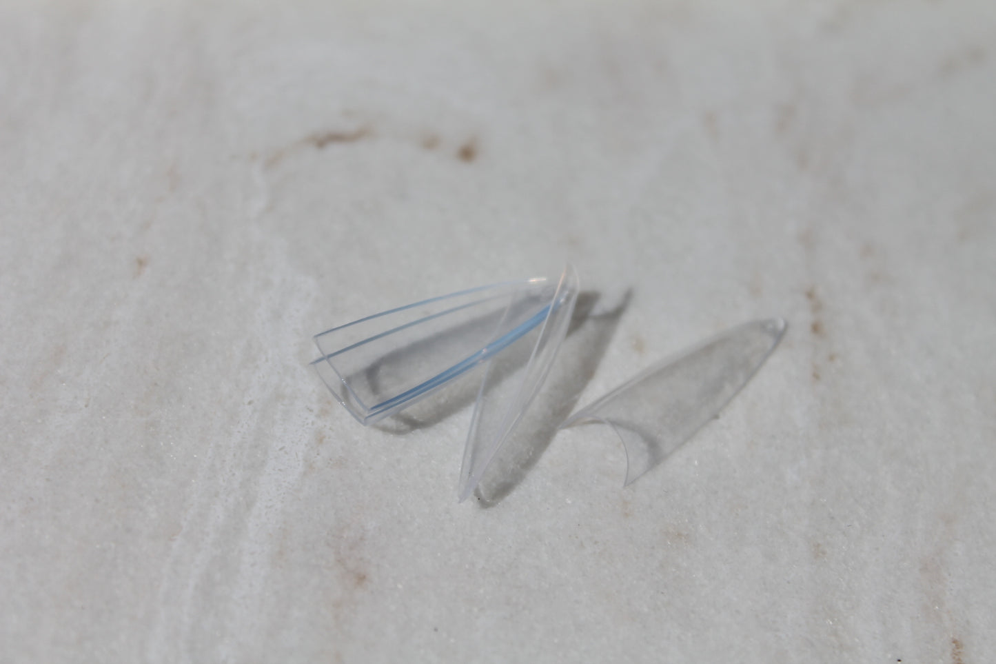 Stiletto Nail Tips- 600pcs- Clear