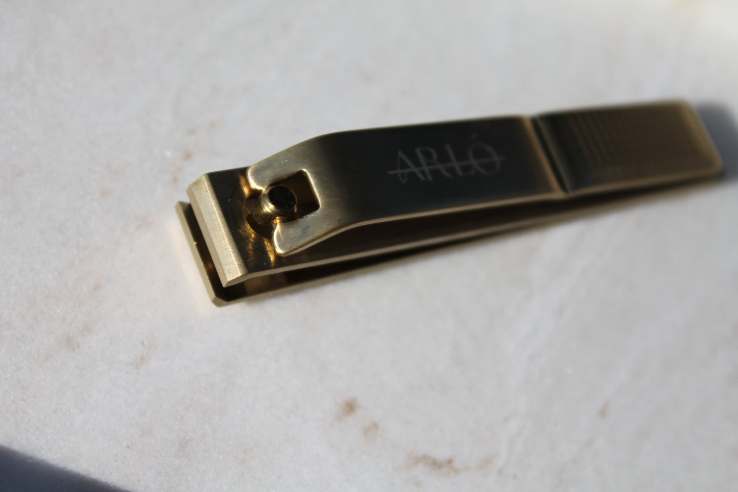 The 'Diana' Nail Clippers (Straight- edged)- Brushed Gold